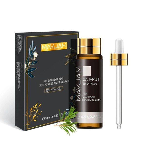 Ulei esențial de plante 10 ml cu pipetă Ulei aromatic natural pentru umidificator și difuzor Parfum pentru relaxare Aromoterapie acasă Cajeput