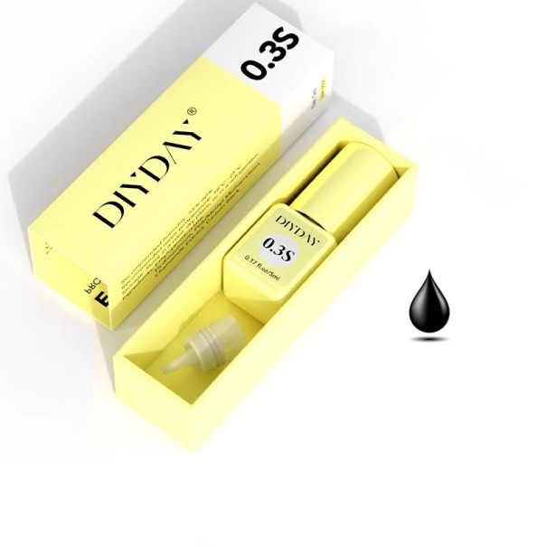 Ultra snel lijm voor wimperextensions 5 ml Drogen 0,3 s Houdbaarheid 7–8 weken Lage geur Professionele fixatie 1