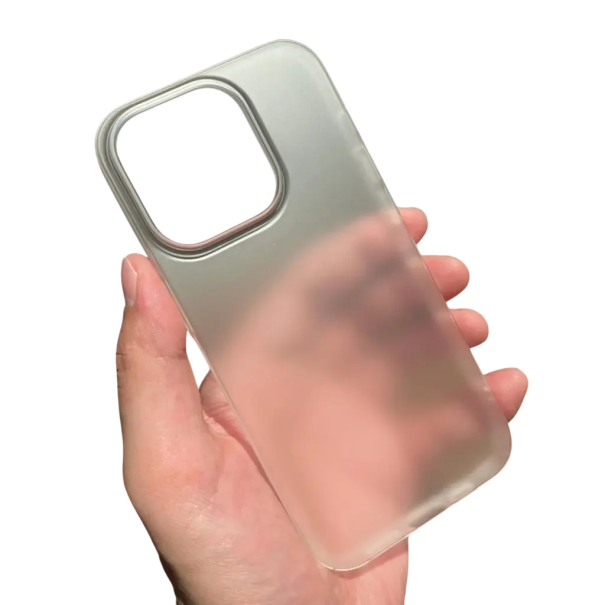 Ultra sottile custodia trasparente per iPhone 14 Pro Max Superficie opaca Resistente e antiurto Protezione contro i graffi Custodia elegante e resistente colore trasparente