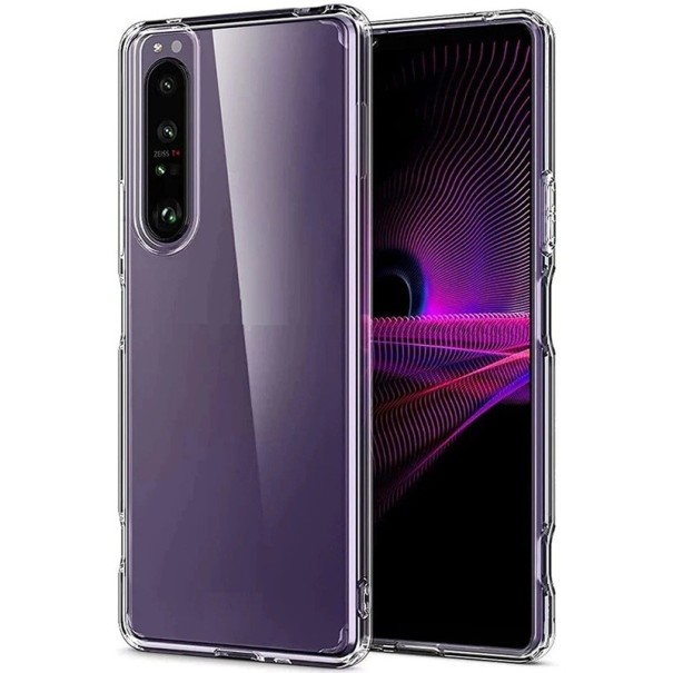 Ultra tenké priehľadné puzdro na telefón Sony Xperia 1 II Ochranný kryt TPU silikón zadný obal Odolné proti poškriabaniu Transparentné 1