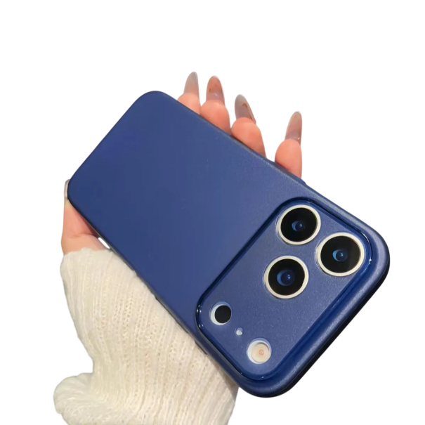 Ultra tenký matný kryt pro Apple iPhone 17 Minimalistický ochranný obal Lehký design tmavě modrá