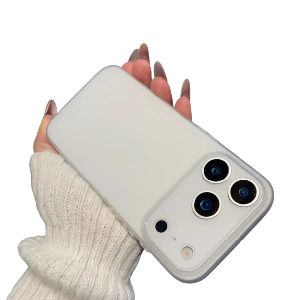 Ultra tenký matný kryt pro Apple iPhone 17 Pro Max Minimalistický ochranný obal Lehký design Proti otiskům prstů bílá