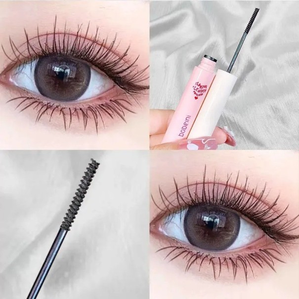 Ultrafin mascara 3D øjenvippeforlængende mascara Langtidsholdbar mascara sort