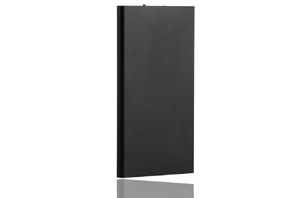 Ultraflache Powerbank 20000 mAh schwarz