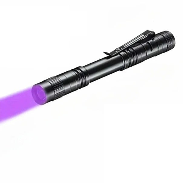 Ultraibolya zseblámpa 365 nm-es hordozható UV LED lámpa 13 cm 25 g-os bankjegyészlelés ásványi anyagok biztonsági ellenőrzése professzionális 1