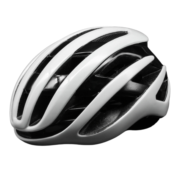Ultrakevyt maantiepyöräilykypärä MTB tuuletusaukolla, ympärysmitta 54-58 cm, turvakypärä urheilukypärä miehille ja naisille valkoinen