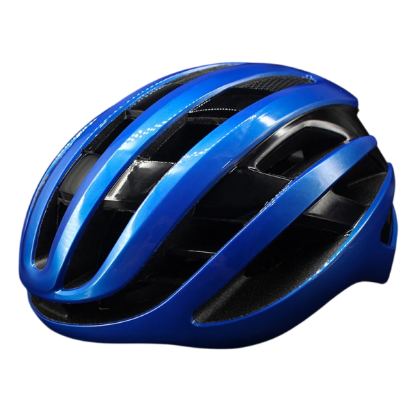 Ultralätt landsvägscykelhjälm Mtb med ventilationsomkrets 54-58 cm säkerhetscykelhjälm sporthjälm för män och kvinnor blå