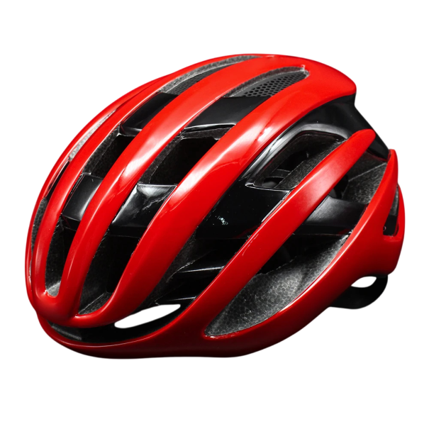 Ultralet landevejscykelhjelm MTB med ventilationsomkreds 54-58 cm sikkerhedscykelhjelm sportshjelm til mænd og kvinder rød