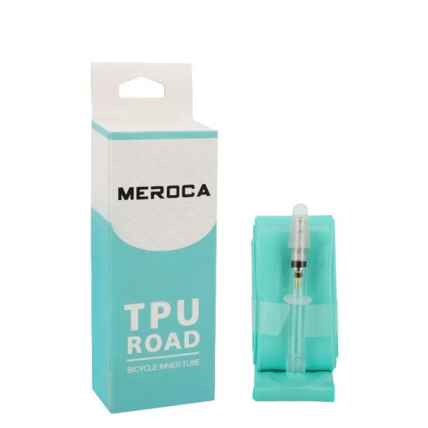 Ultralett cyklistisk slang av TPU 700×23C–32C med fransk ventil 45 mm för landsvägs- och fitnesscyklar 71 cm grön