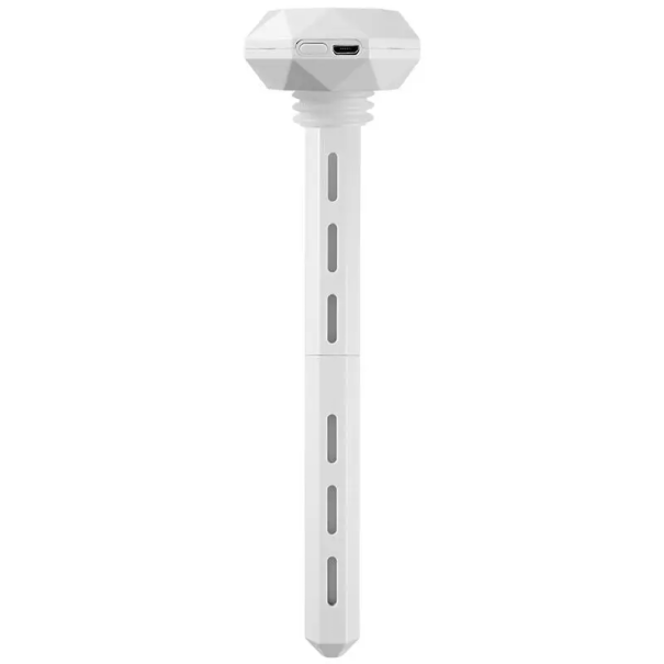 Ultraljudsluftfuktare i flaska 5,6 x 13,7 cm och 21,4 cm Bärbar luftfuktare med LED-ljus Tyst drift för hem och kontor 1