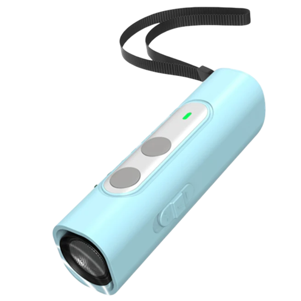 Ultralyd Hundeafskrækker Anti-gøen USB Genopladelig Træningsenhed Hundetræning Gøen Eliminering Bærbar Afskrækker blå