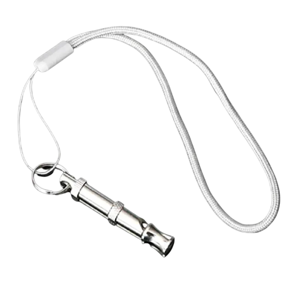 Ultraschall-Hundepfeife, 5,3 cm, mit 20 cm langem Umhängeband, Hundetrainingsflöte, klein, tragbar, Schlüsselanhänger, Rückruf, Stopp-Bell-Training 1