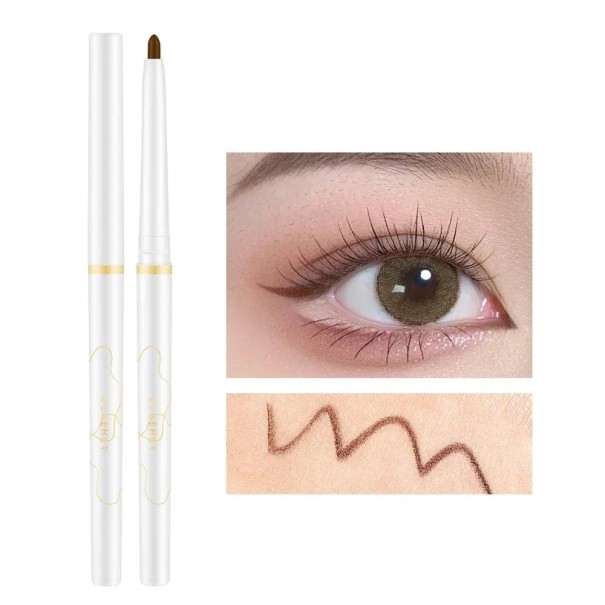 Ultratenka matita gel per eyeliner Matita occhi waterproof Pennarello per eyeliner marrone chiaro