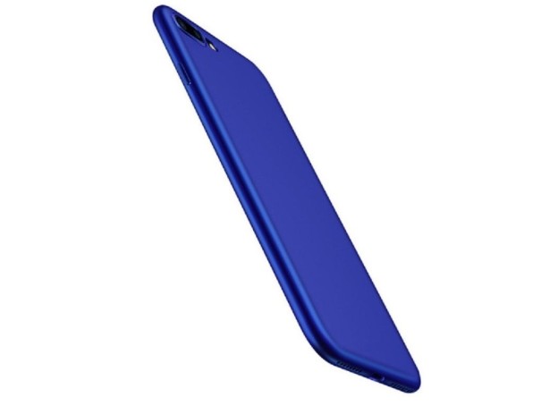 Ultratenké silikonové pouzdro na iPhone J1015 modrá 8 Plus