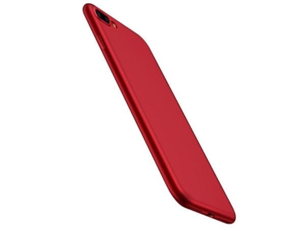 Ultratenké silikónové púzdro na iPhone J1015 červená 6S Plus