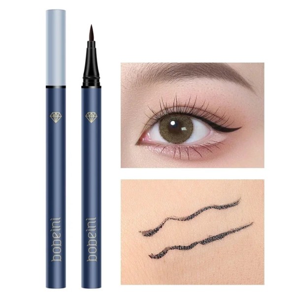 Ultratynd mat eyeliner vandfast flydende eyeliner sort