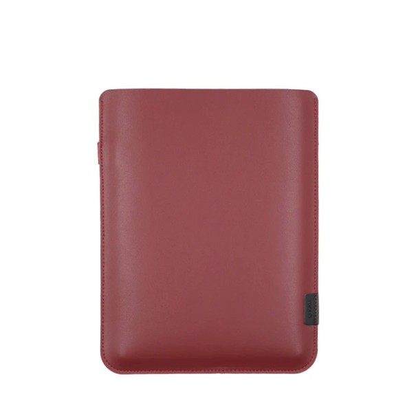 Ultratyndt tabletetui mat 19,5 x 26 cm kunstlæder med sidelomme til pen rød