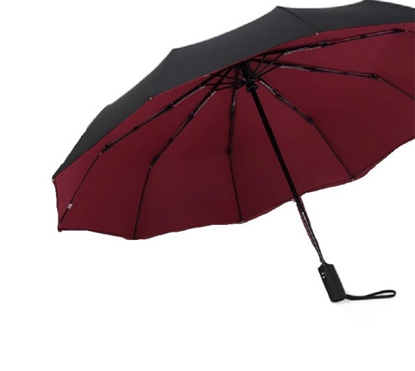 Umbrelă de fotografiere complet automată burgundy