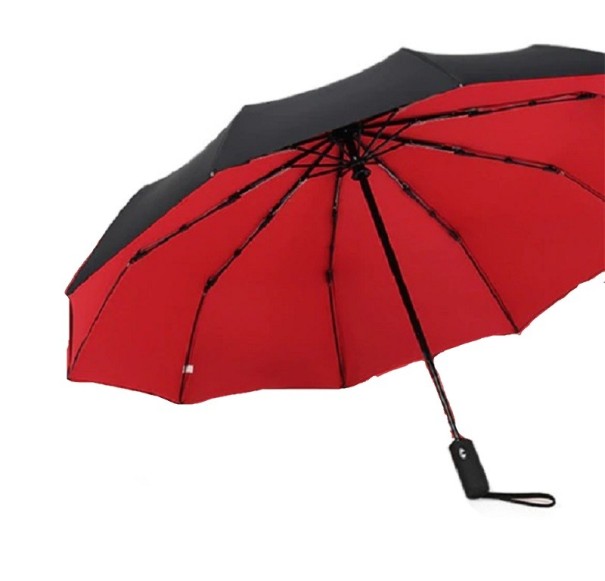 Umbrelă de fotografiere complet automată roșu