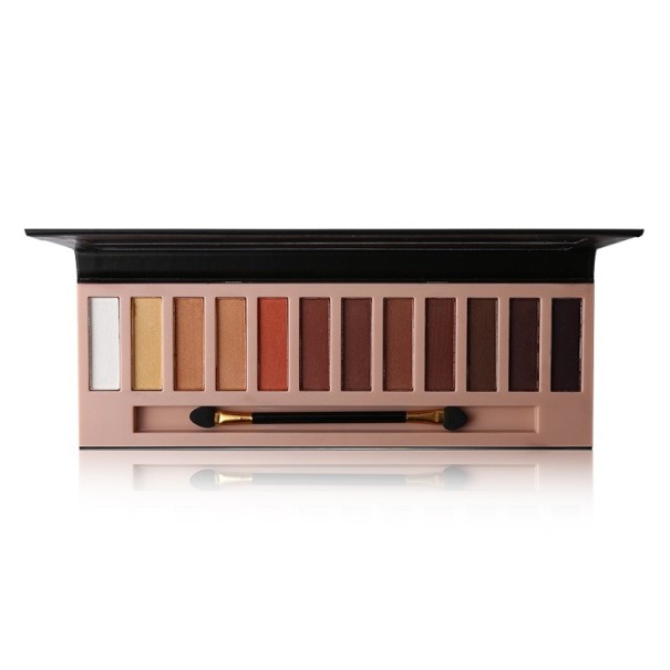 Una paleta de calidad de sombras de ojos mate y brillantes. 1