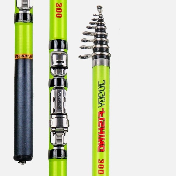 Undița 1,5 m verde neon