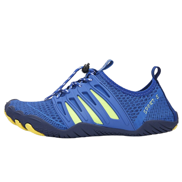 Unisex barfota sneakers Z142 blå 37