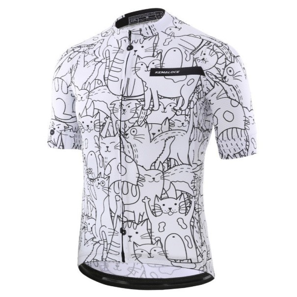 Unisex cyklodres P3766 bílá 3XL