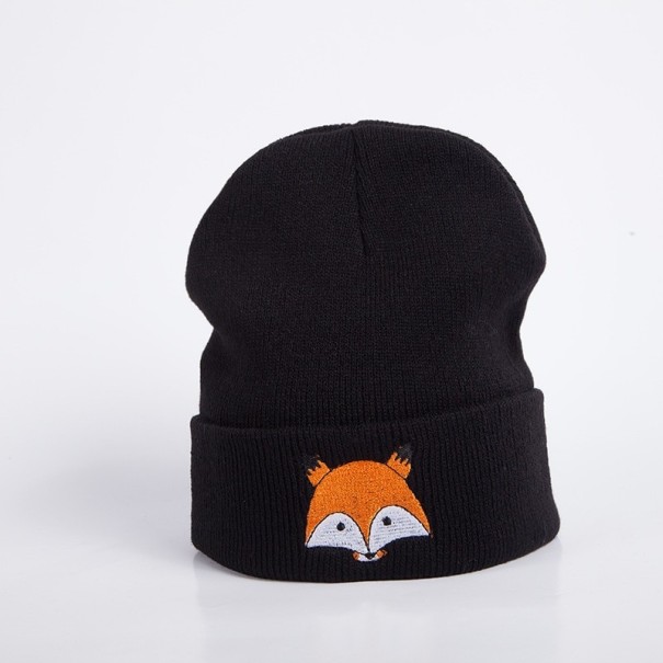 Unisex hoed met vos zwart