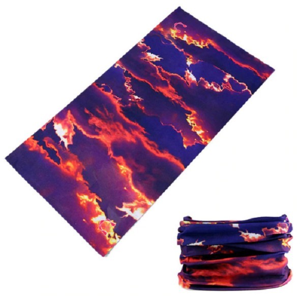 Unisex Neck Warmer - Sky with Clouds 1