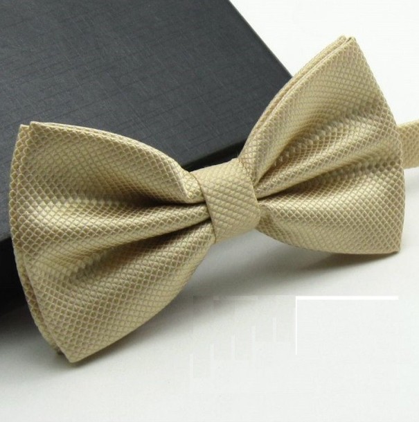 UNISEX-rutig fluga J3510 beige