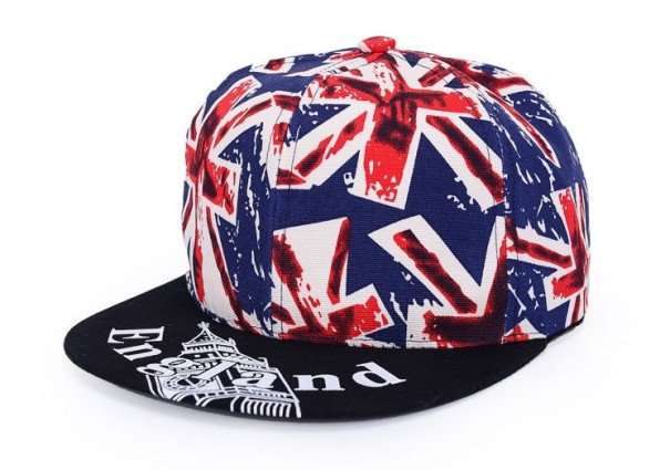 Unisex snapback Engeland J2982 donkerblauw