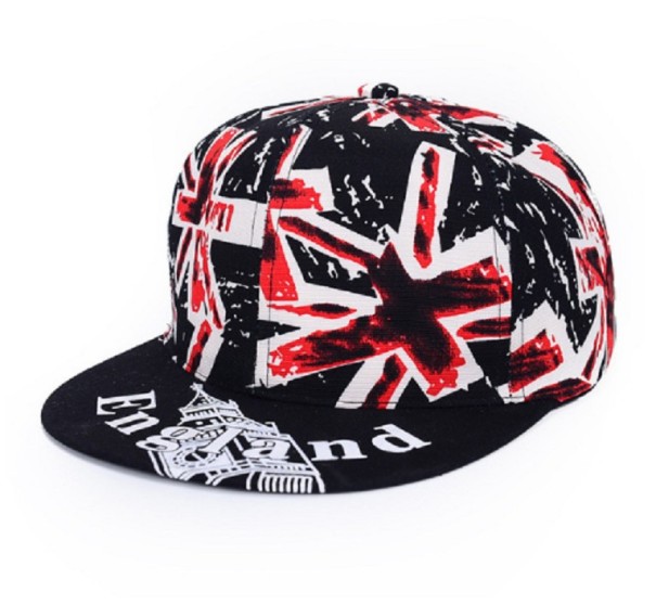 Unisex snapback England J2982 sort