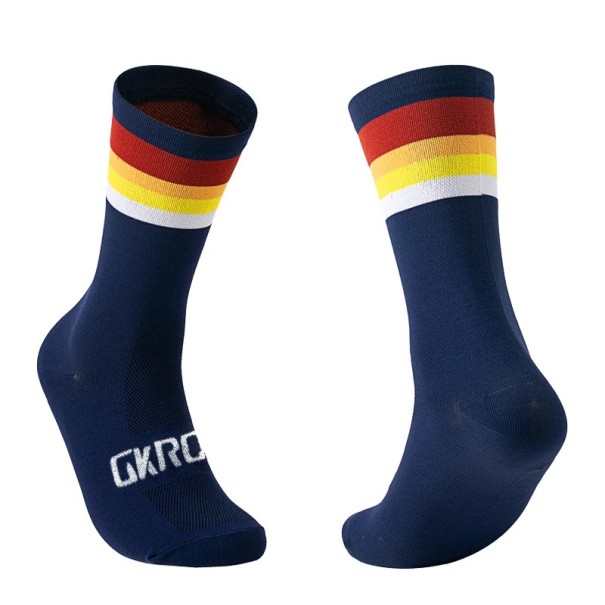 Unisex sportkompressionsstrumpor 37-45 EUR utomhus halkfri snabbtorkande nylon elastisk bekväm