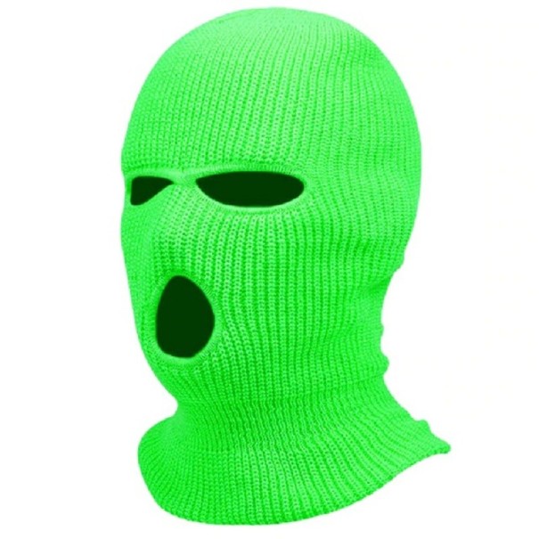 Unisex vinter ski-balaklava neongrøn