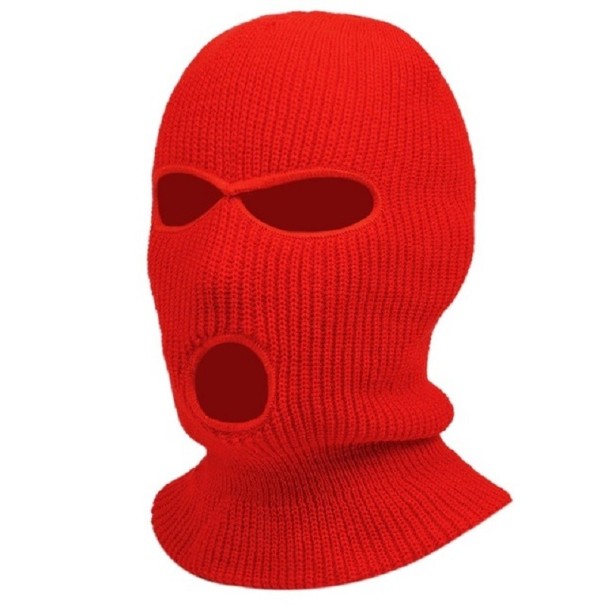 Unisex winter ski bivakmuts rood