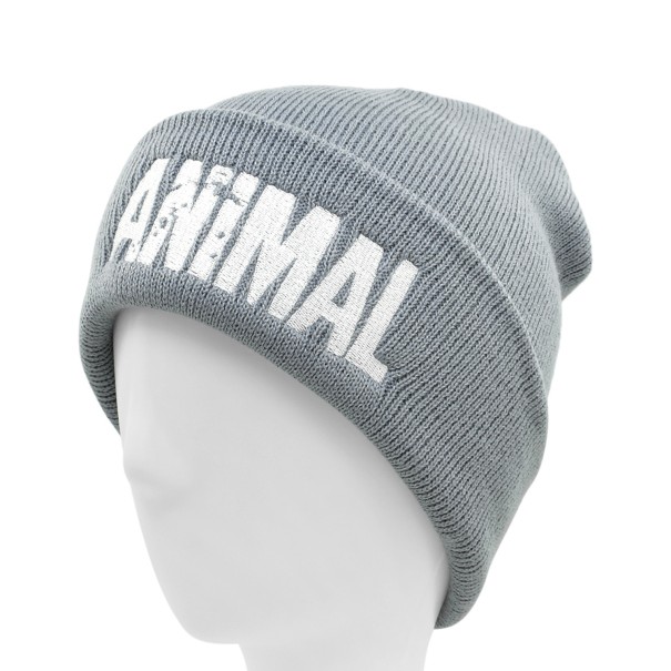 Unisex wintermuts met opschrift