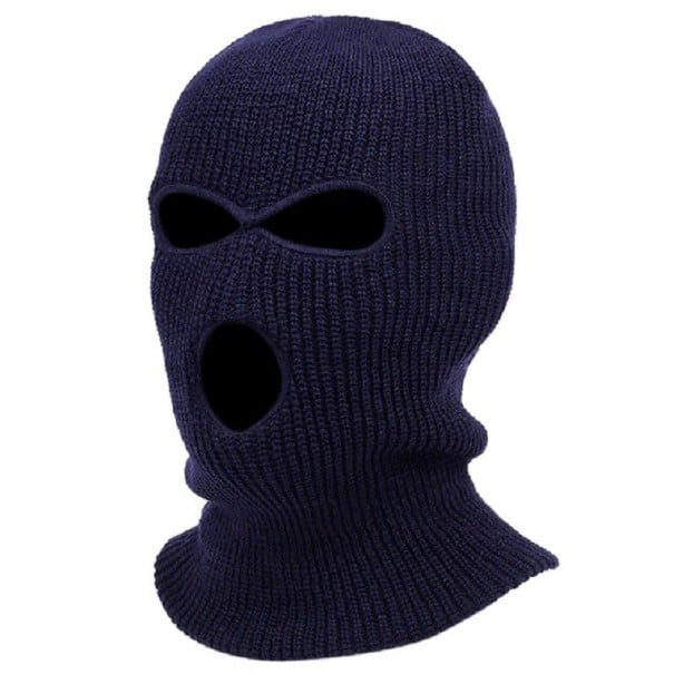 Unisex zimní lyžařská kukla tmavě modrá