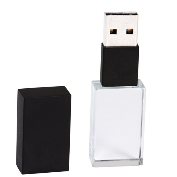 Unitate flash USB cristal negru 16GB
