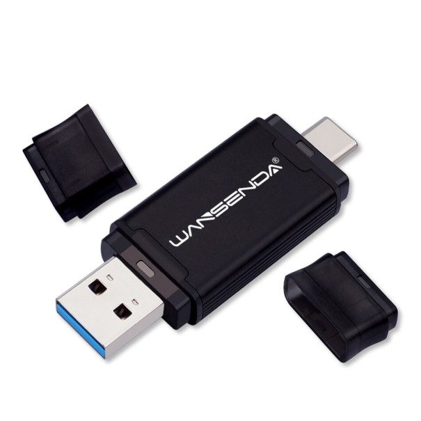 Unitate flash USB OTG H27 negru 256GB