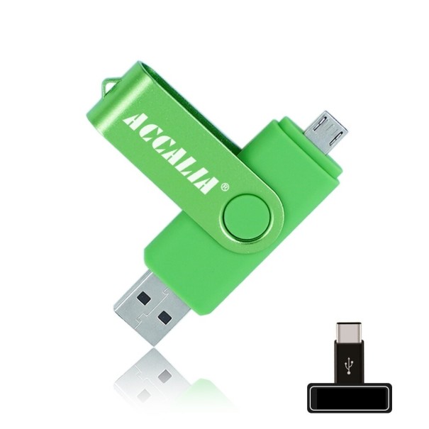 Unitate flash USB OTG J8 verde 4GB