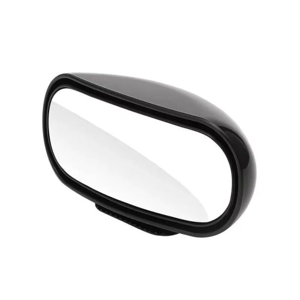 Universal Additional Car Rear View Mirror No Drill Installation Self-Adhesive Wide-Angle Auxiliary Mirror for Safe Driving black