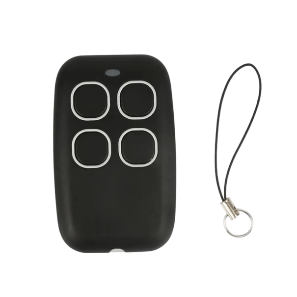 Universal Remote Control 280–868 MHz Black RFID Duplicator 4 Buttons Code Cloning Wireless Control Gates Garages Alarms 1