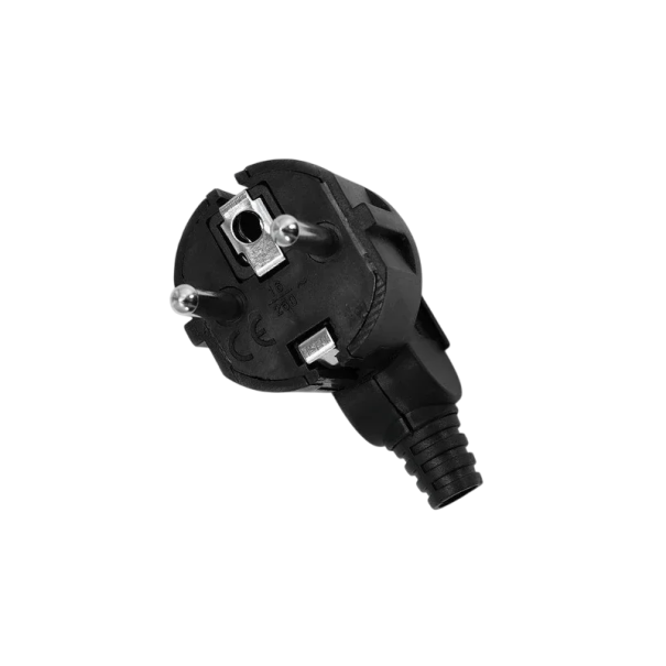 Universele EU-stopcontactadapter 250V 16A 2-pins stekker 4,8 mm vervangende stekker Reis-AC-adapter EU 16A zwart