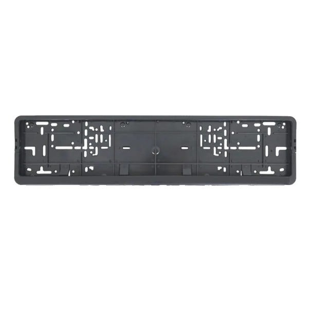 Universele zwarte lijst voor Europese kentekenplaten 52,7x13 cm Waterdichte houder voor kentekenplaten met montage Auto-accessoires voor auto's en aanhangers 1
