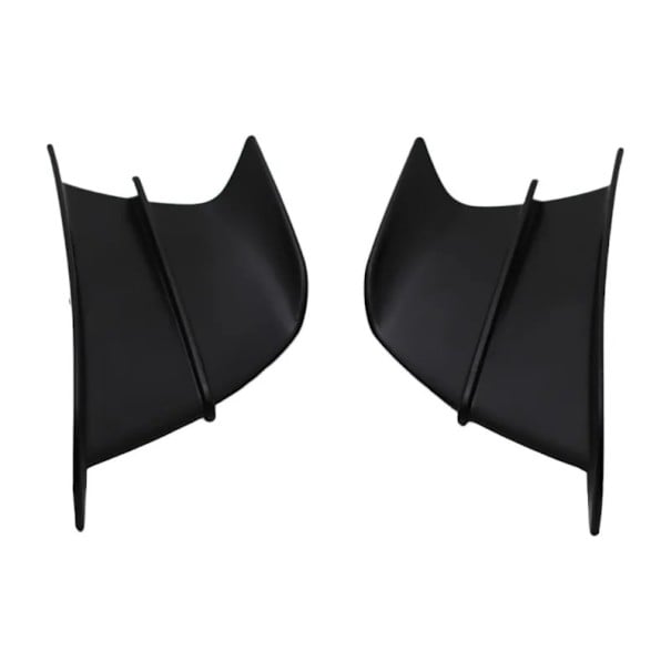 Universelle aerodynamische Spoiler für Motorräder ABS 175x100 mm selbstklebendes Design matt schwarz 1