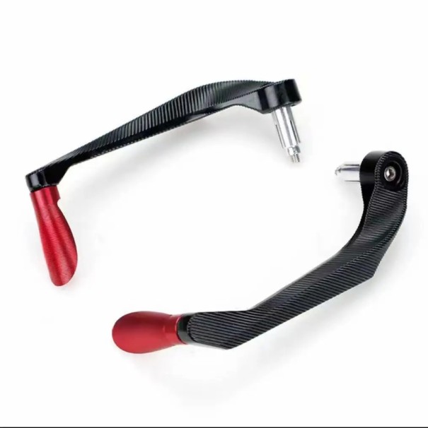 Universelle CNC Aluminium Hebeschützer 7/8" 22 mm Schutzhebel für Bremse und Kupplung Motorrad Roller Enduro Farbige Zubehör rot