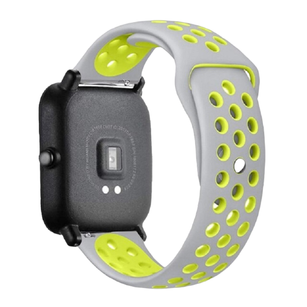 Universelles Silikonarmband 20 mm T887 gelb