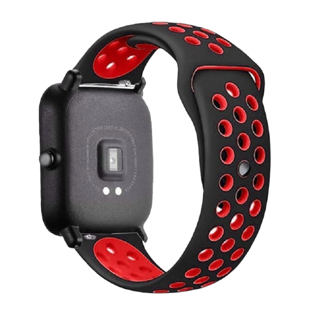 Universelles Silikonarmband 20 mm T887 rot