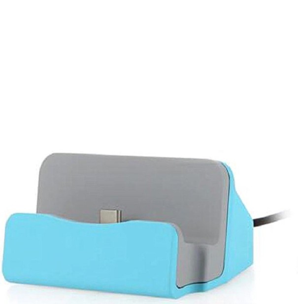 Univerzális asztali bölcső USB-C csatlakozóval kék