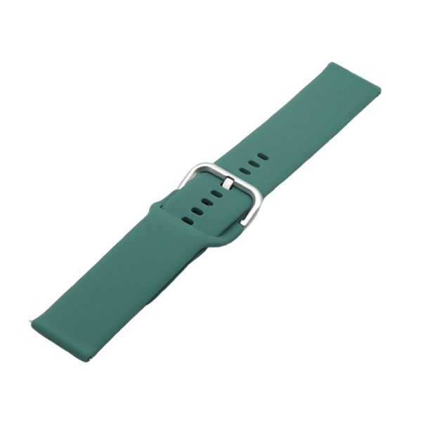Univerzální silikonový řemínek 20 mm T884 zelená